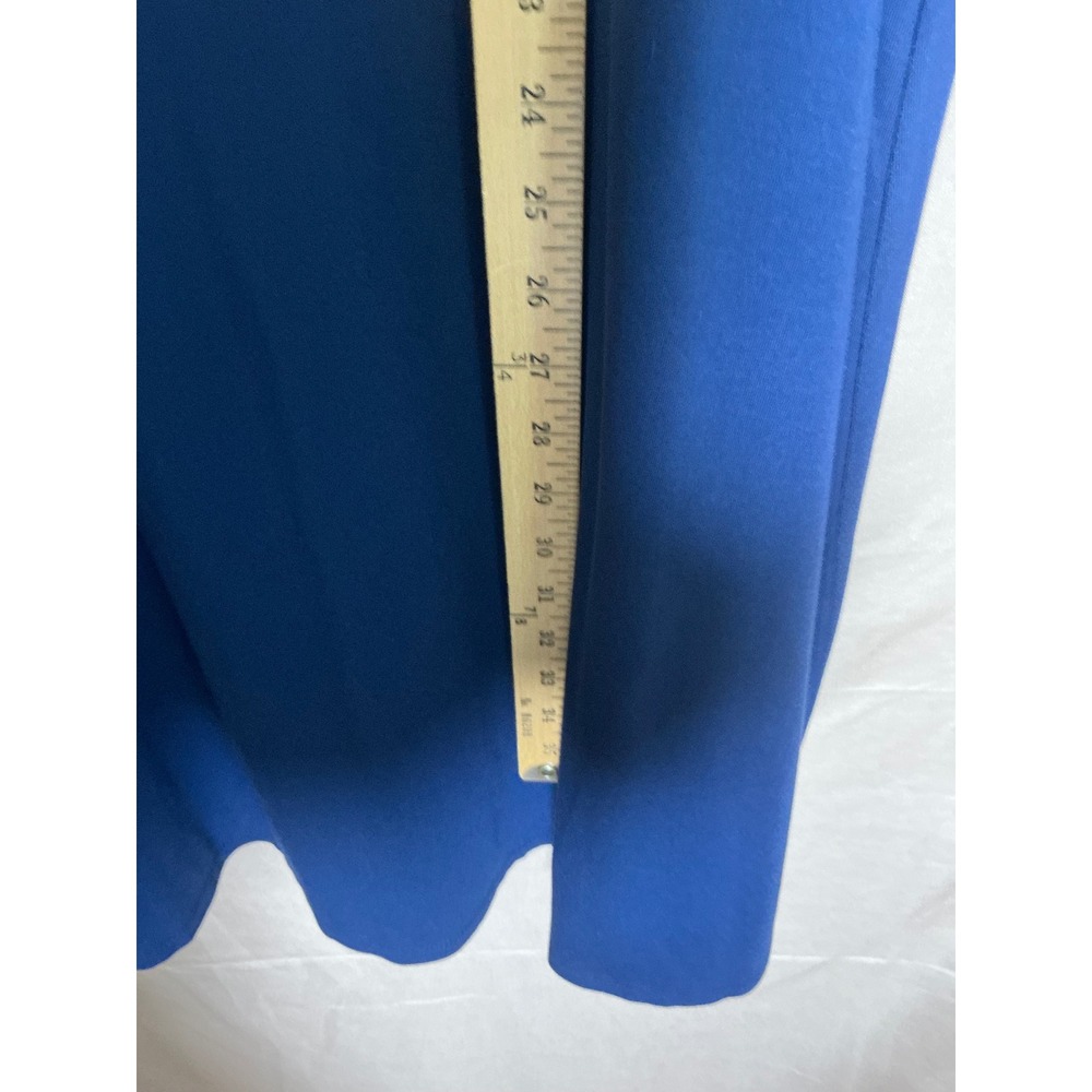 J. Jill Wearever Knit Dress Womens XL Navy Blue Excellent 3/4 Sleeve A-Line - Picture 9 of 11